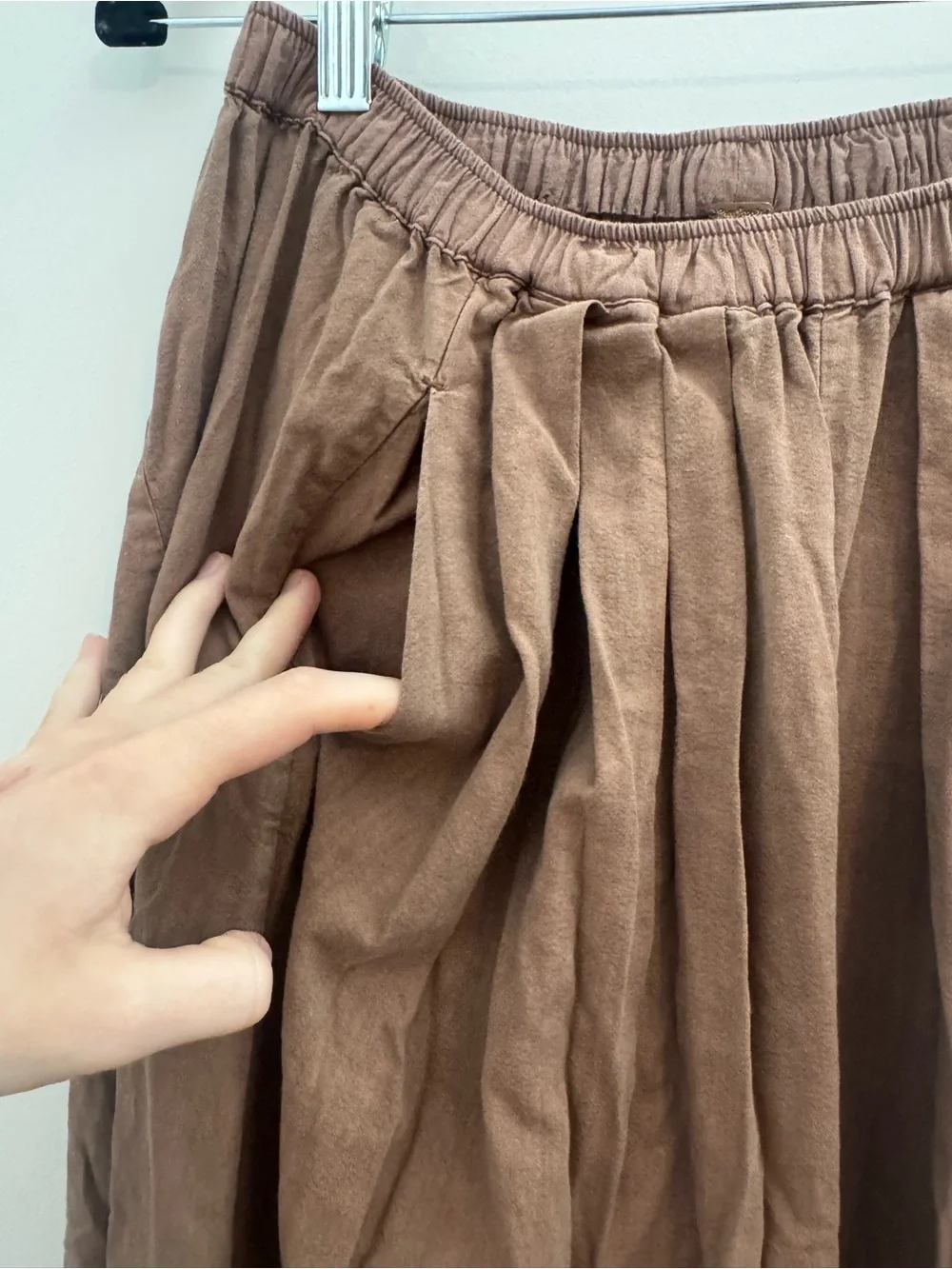 Free People Brown To the Sky Parachute Pants